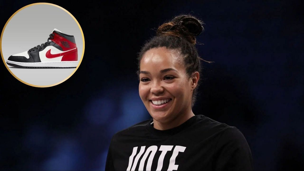 Napheesa Collier reacted to the news of her joining Jordan Brand [Picture Credit: Getty, Nike.com]