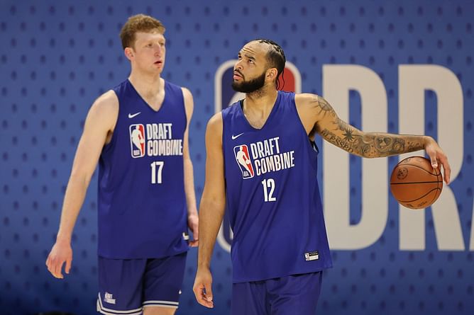 Fans unimpressed by Johni Broome's vertical drills during draft combine: "All that warming up just to barely get off the ground"