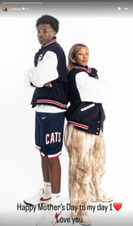 Bryce James' Instagram Stories