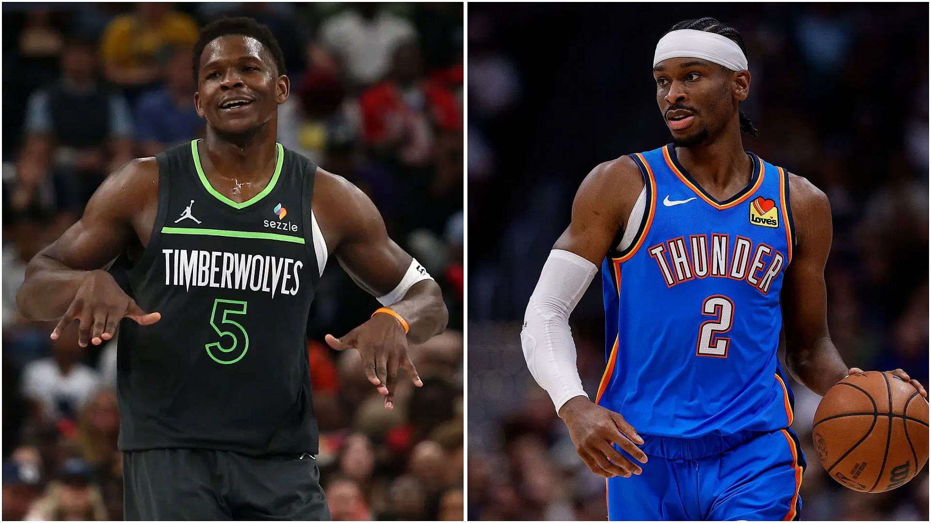Minnesota Timberwolves vs OKC Thunder Prediction and Betting Tips for Game 1. (Photos: IMAGN)