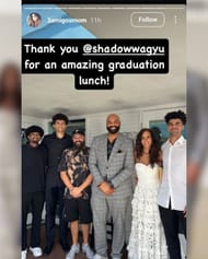 CeCe Boozer celebrates Cayden and Cameron Boozer's graduation day. (Image via Instagram @3amigosmom)