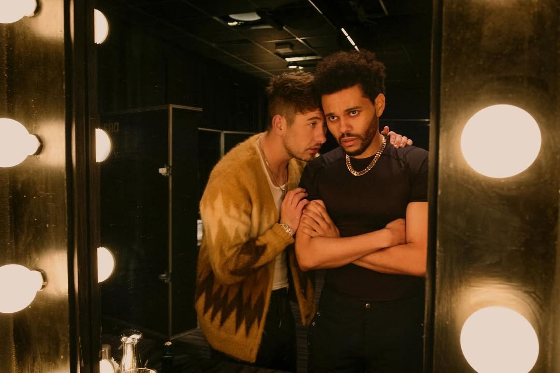 Lee and Abel in Hurry Up Tomorrow (Image via Instagram/@hurryuptomorrowmovie)