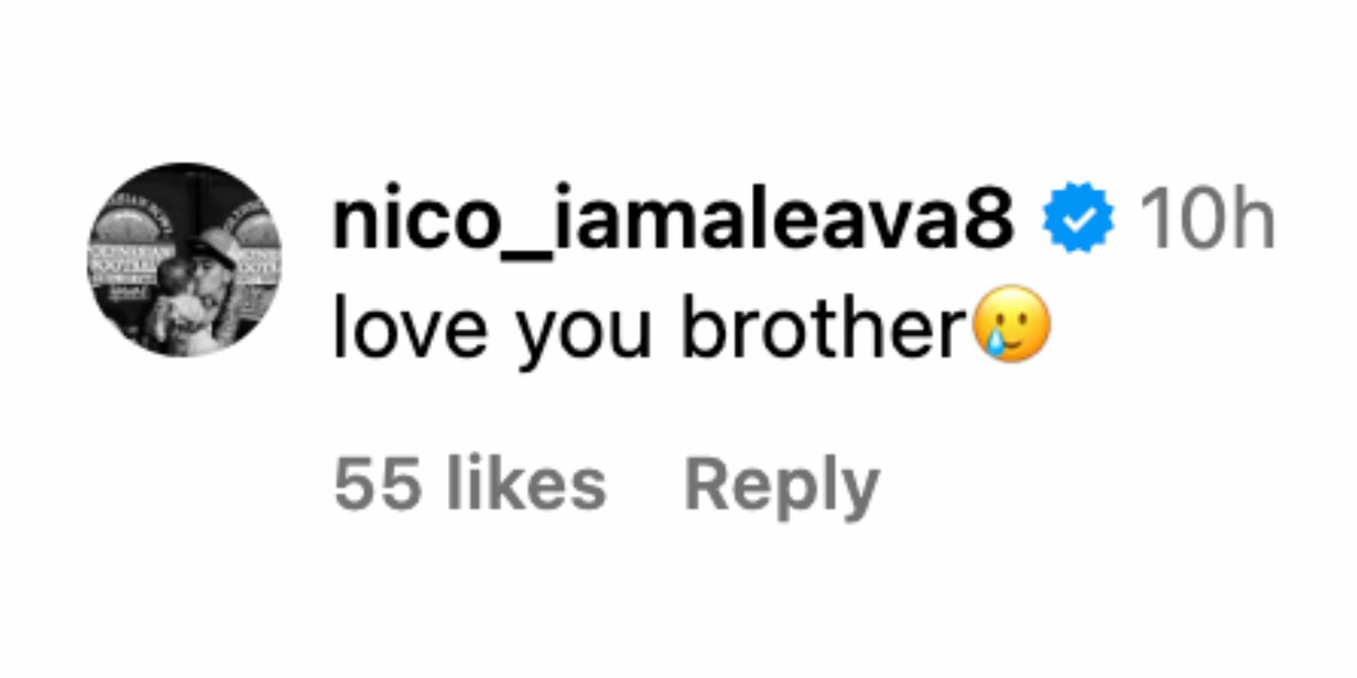 Comentário de Nico Iamaleva