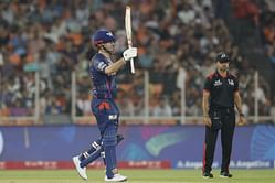 Mitchell Marsh's outstanding 64-ball 117 ends as Sherfane Rutherford takes a fine diving catch in GT vs LSG IPL 2025 match