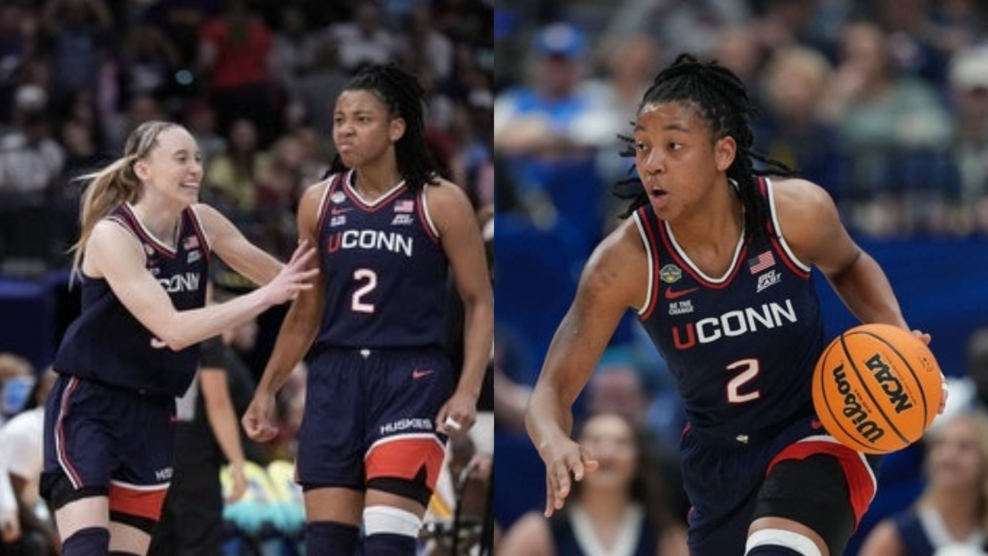 UConn&rsquo;s KK Arnold reps Dallas Wings&rsquo; jersey in attendance for Paige Bueckers&rsquo; WNBA debut (Image Source: IMAGN)