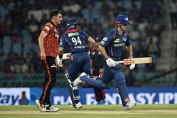 Pat Cummins hilariously carries Mitchell Marsh’s cutout in Lucknow ahead of RCB vs SRH IPL 2025 match [Watch]