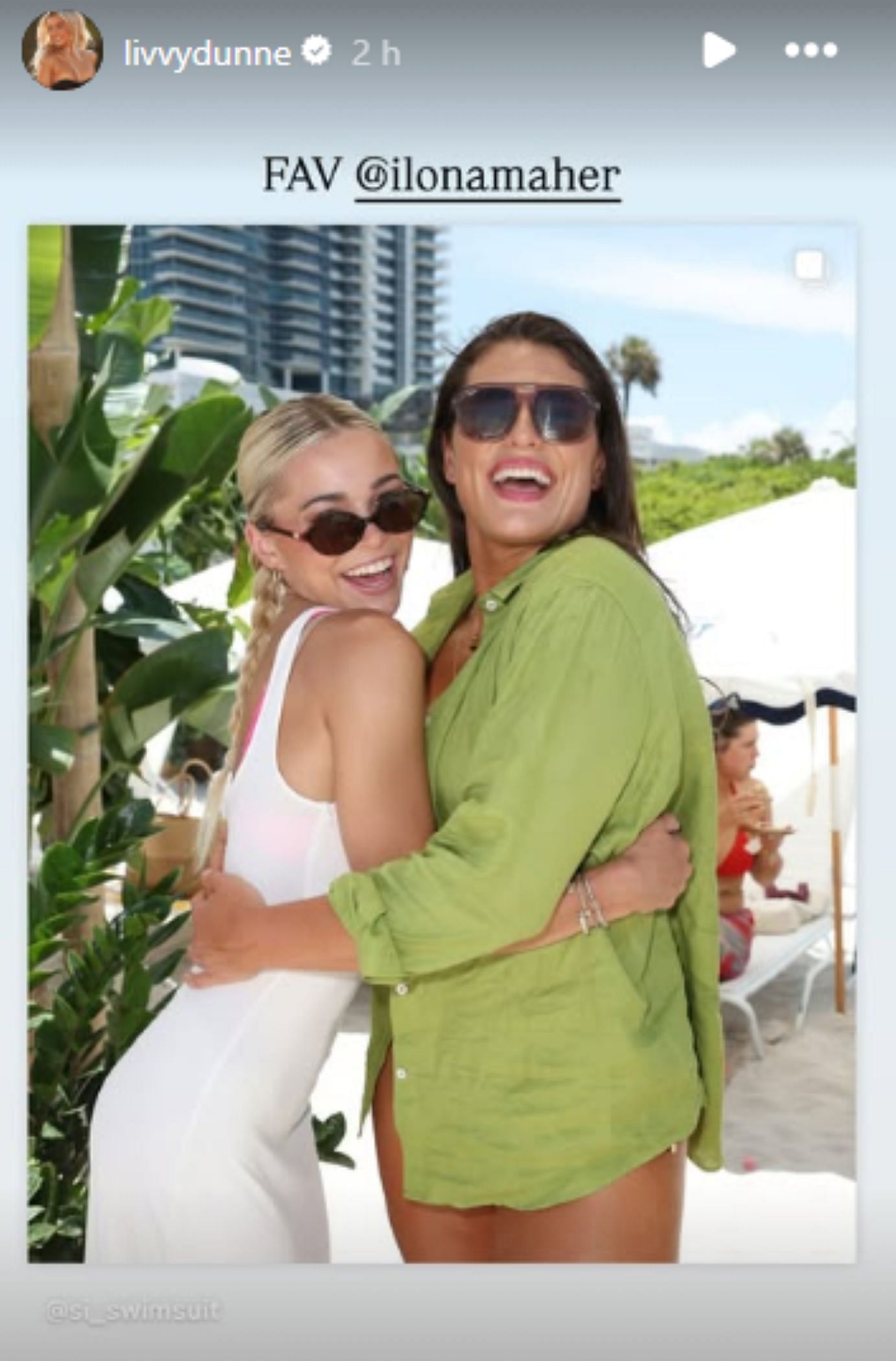 Screengrab of Ilona Maher&#039;s photo with Olivia Dunne [Image Source : Olivia Dunne&#039;s Instagram]