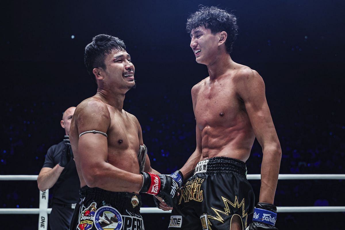 Superlek (L) and Nabil Anane (R) - Image credit: ONE Championship