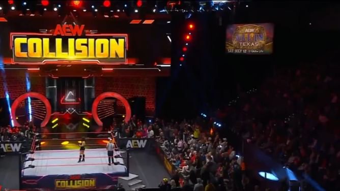 Massive brawl breaks out during AEW Collision; security forced to intervene