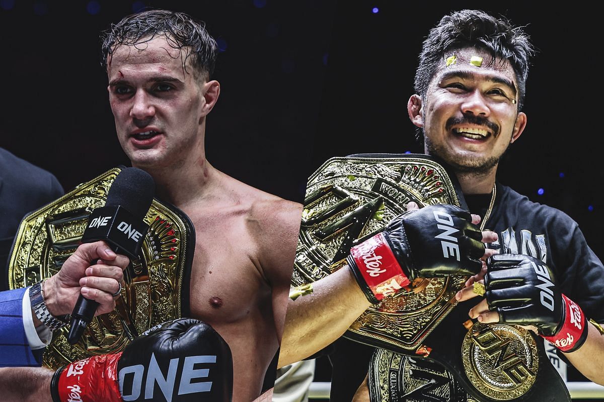 Jonathan Di Bella and Prajanchai PK Saenchai - Photo by ONE Championship