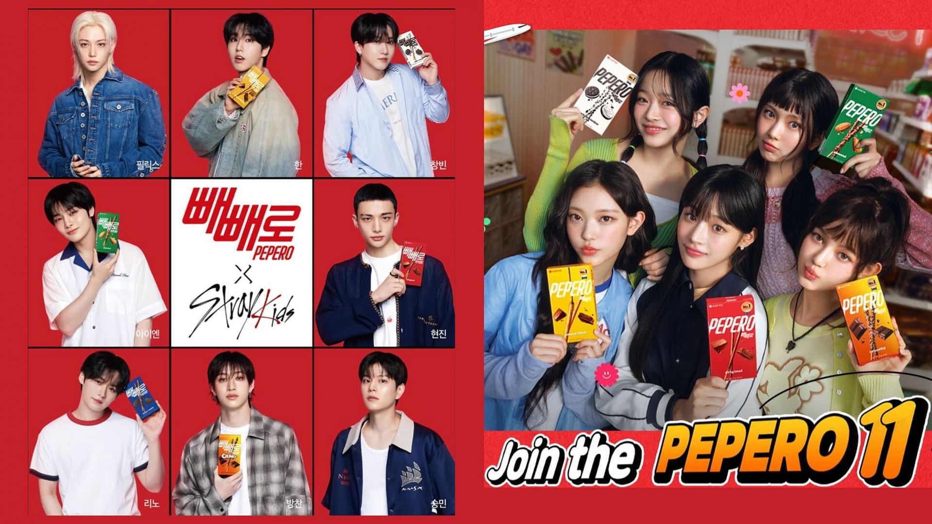 Stray Kids becomes Pepero