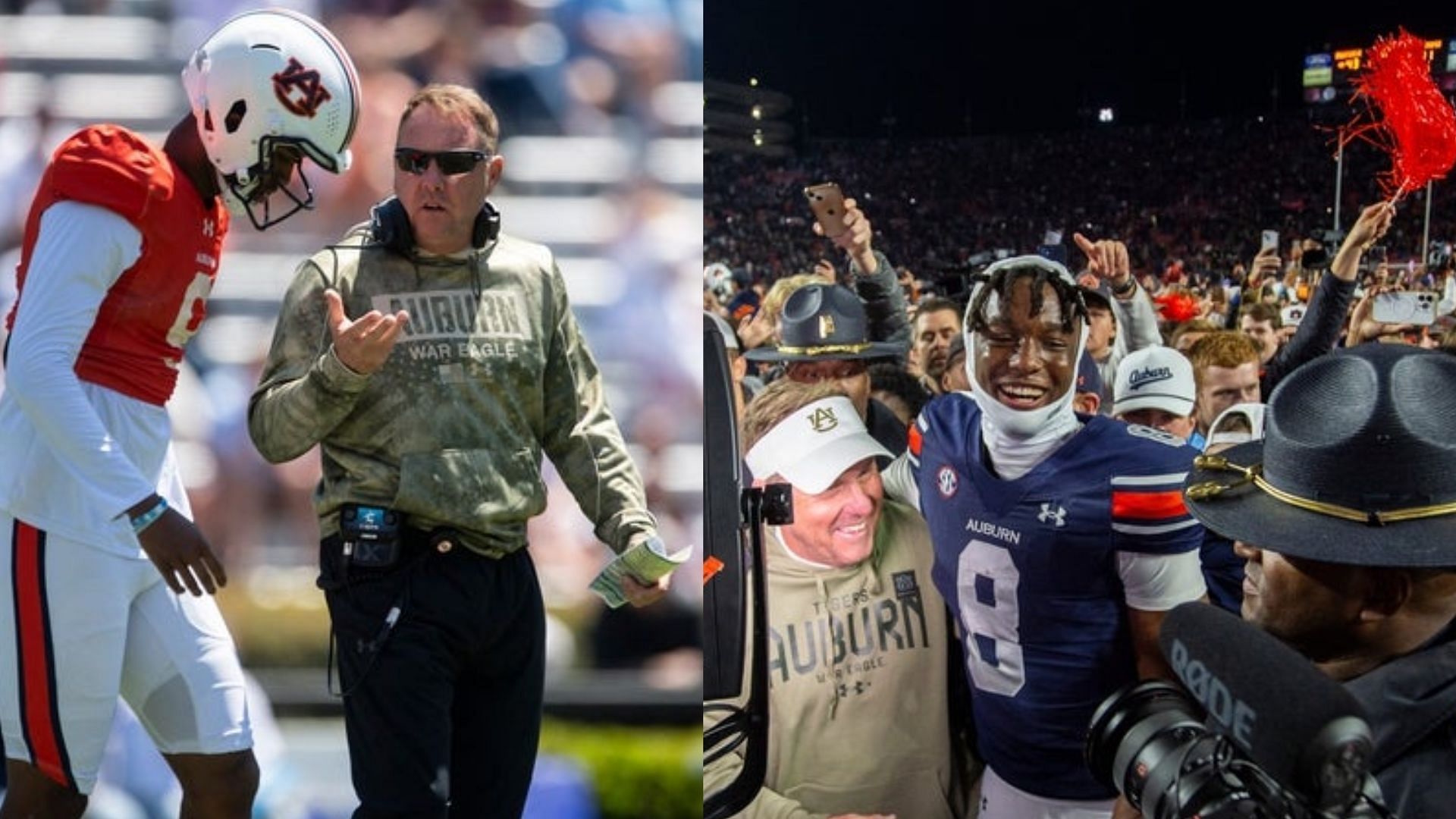 Auburn coach Hugh Freeze and his Tigers team