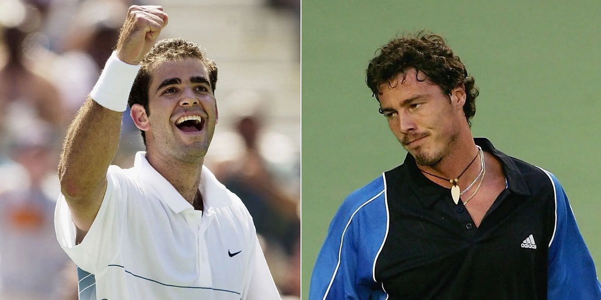 Tennis fans disapprove of Pete Sampras beating Marat Safin in &quot;Aura Draw&quot; | Image Source: Getty