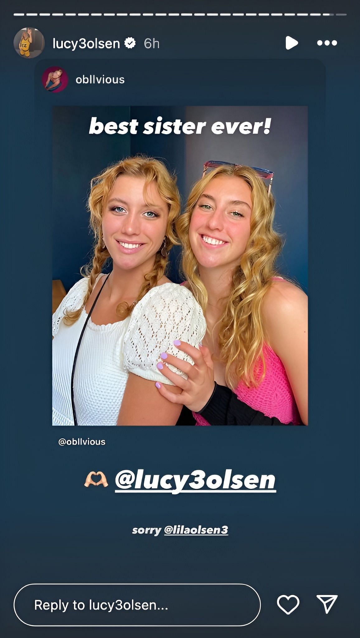 Olsen&#039;s IG greeting