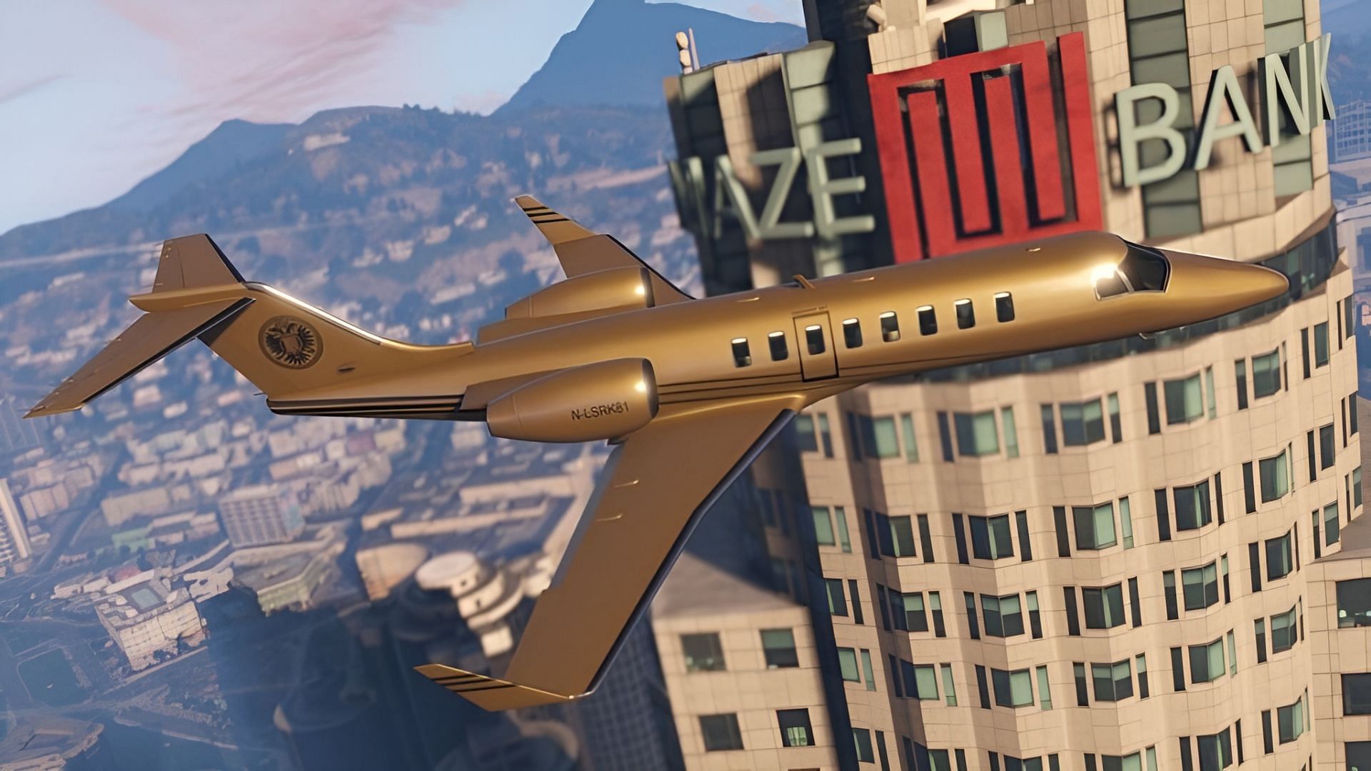 GTA Online&#039;s Buckingham Luxor Deluxe (Image via Rockstar Games)