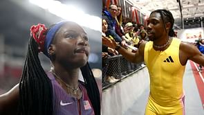 Noah Lyles sends praise to Twanisha ‘TeeTee’ Terry after dramatic baton exchange at World Relays