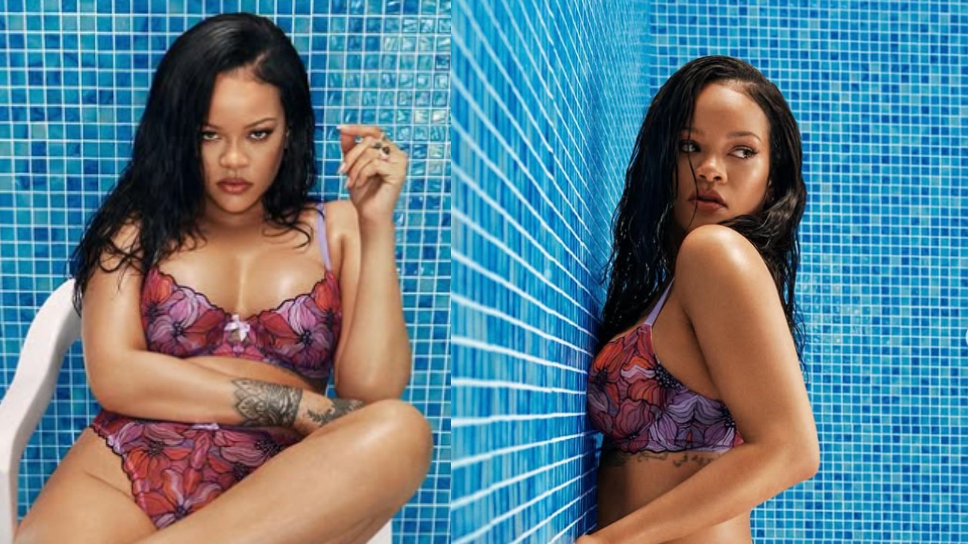Rihanna in Savage X Fenty photoshoot (Image via Instagram/@badgalriri)