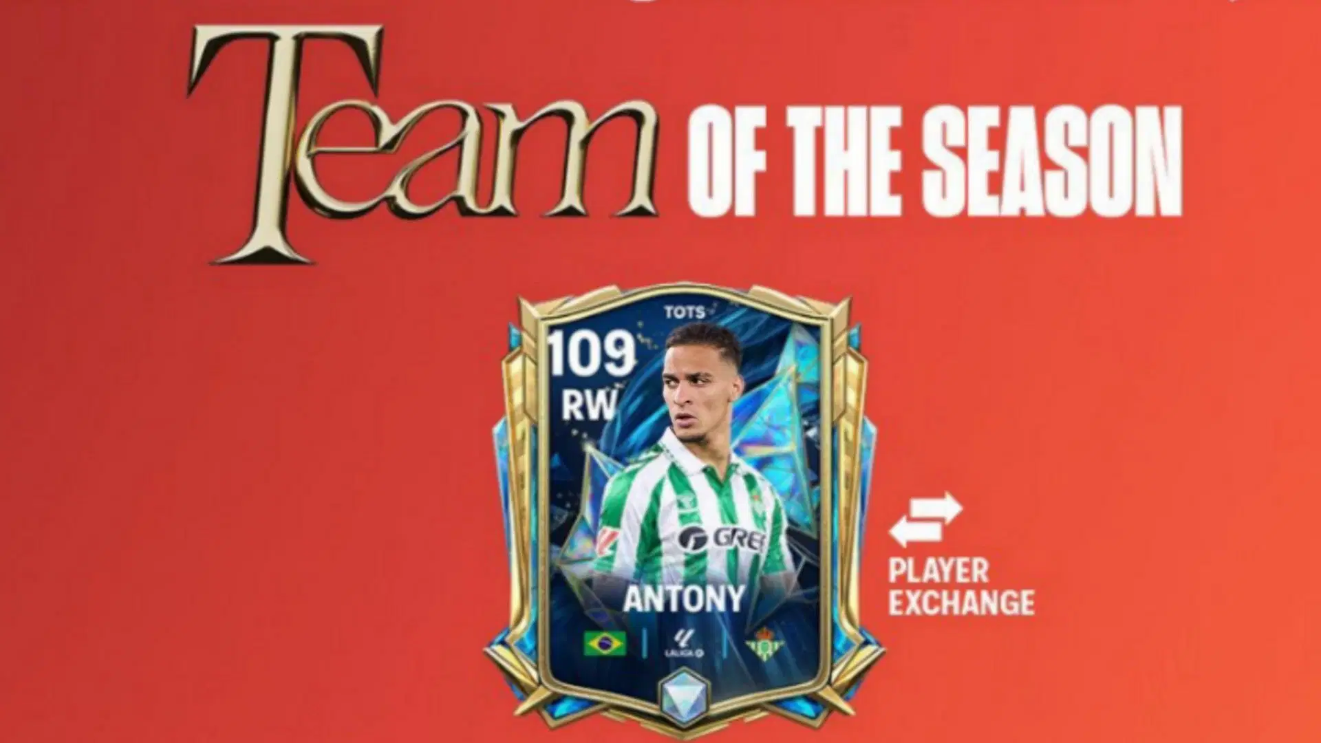 EA FC Mobile TOTS 25 Antony exchange can be completed easily (Image via EA Sports)