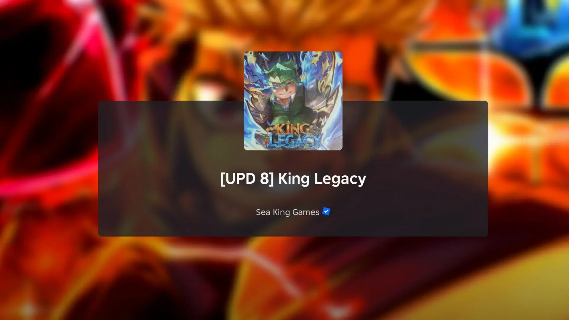 King Legacy loading screen