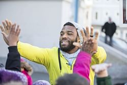 Jordan Burroughs' wife makes her feelings known as daughter Ora finishes 4th in all-around at New Jersey State Championship