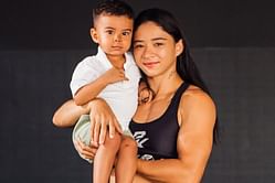 "He knows what's coming" - Allycia Hellen Rodrigues promises another world title win to her son Josue at ONE Fight Night 32
