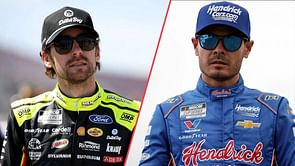 Team Penske loyalty makes Ryan Blaney keep Kyle Larson off the podium in Indy 500 wish