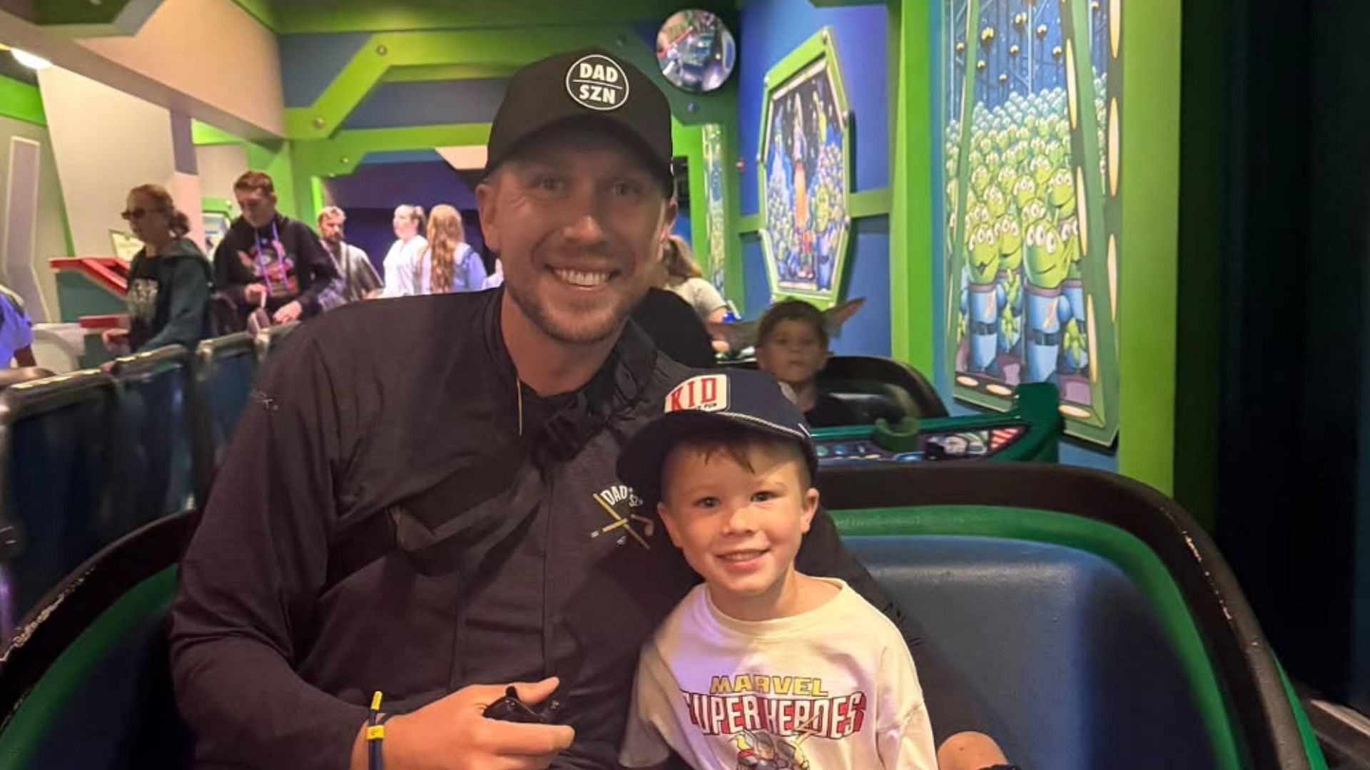 Nick FoleS with Son post on (ig)