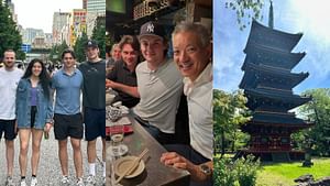 In Photos: Matt Rempe's offseason family trip to Tokyo entailing Japan-famous ramen spots, tourist-y temple pagodas and more