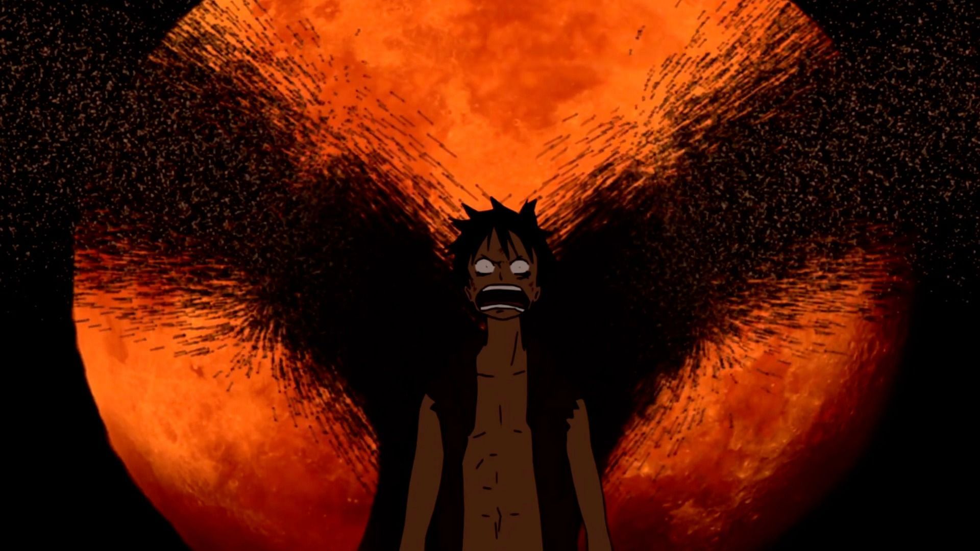 Luffy as seen in anime (Image via Toei Animation)