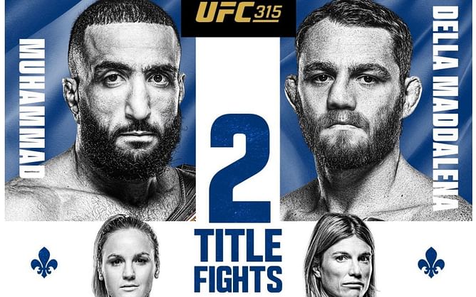 UFC 315: Belal Muhammad vs. Jack Della Maddalena: Main card, start time, main event walkouts, and more