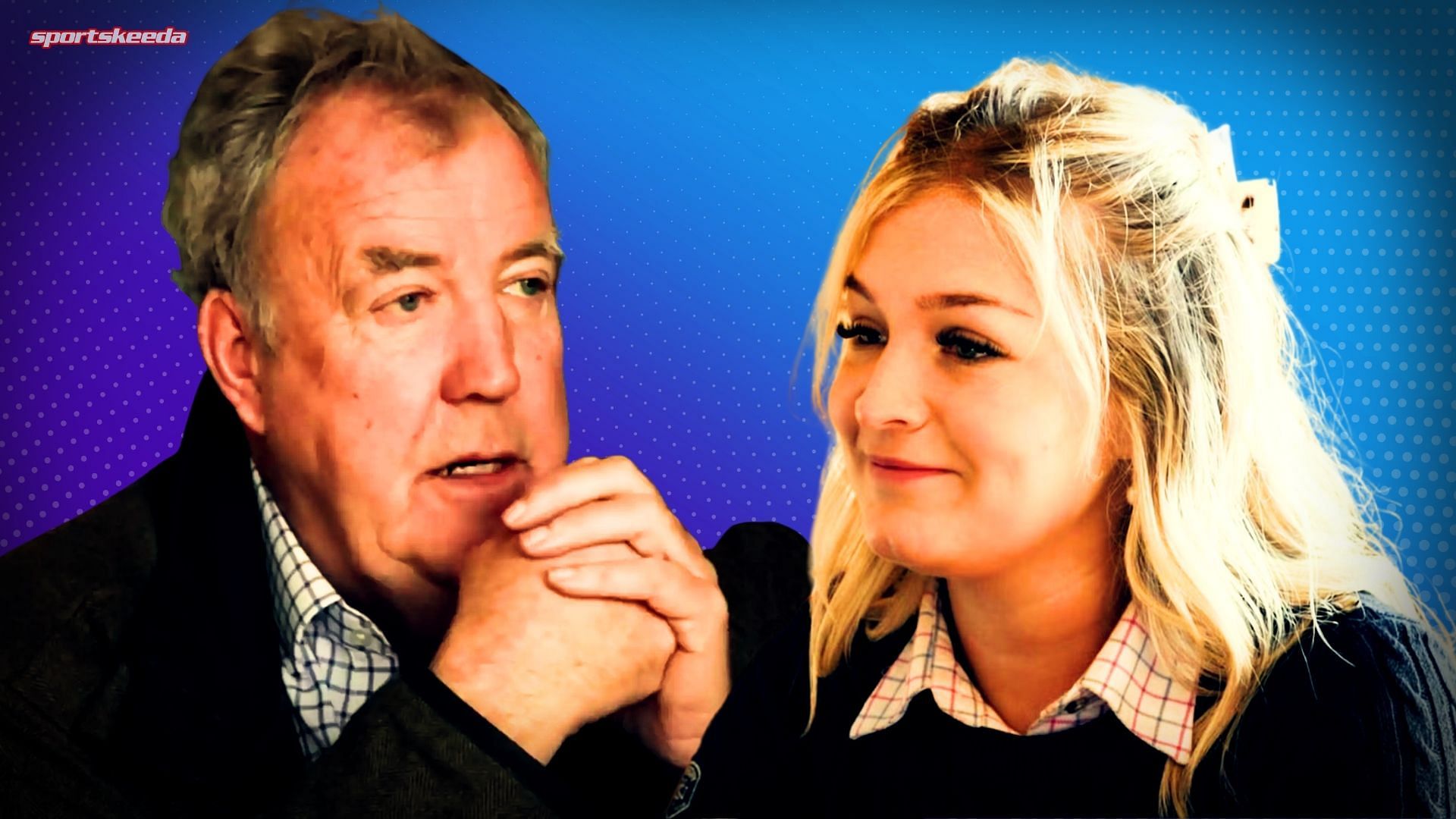 An image of Jeremy Clarkson and Harriet Cowan from Clarkson
