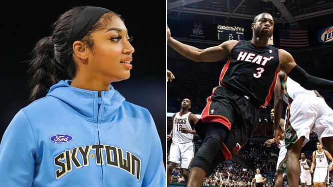 Angel Reese gives her stamp of approval to Dwyane Wade’s brotherhood message about LeBron James while rocking Sky star's brand