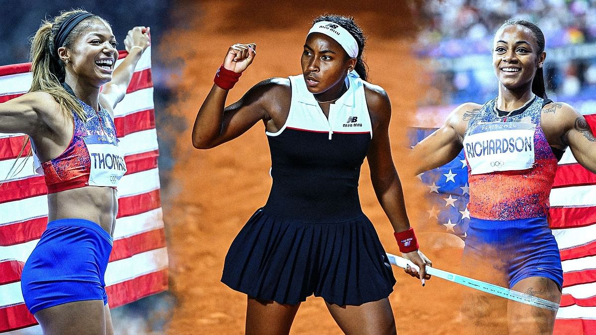 Gabby Thomas, Sha'Carri Richardson salute Coco Gauff after marathon Italian Open SF win