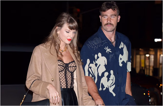 Chiefs TE Travis Kelce shows support to GF. Taylor Swift, as pop icon reclaims her music masters
