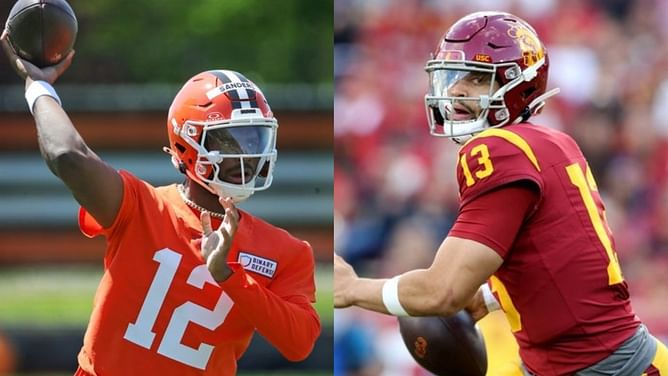 CFB analyst draws bold comparisons between Shedeur Sanders and Caleb Williams’ pre-NFL draft process
