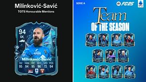 EA FC 25 Vanja Milinkovic-Savic TOTS Honourable Mentions Objective: All tasks and rewards