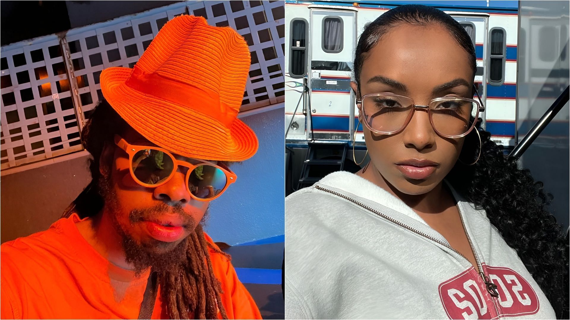 Earl Sweatshirt and Aida Osman are expecting their first child together (Images via soapmanwun and shutupadia/Instagram)