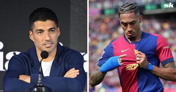 "I am seeing a level of play that surprises me" - Luis Suarez names 2 Barcelona stars who have surprised him more than Raphinha
