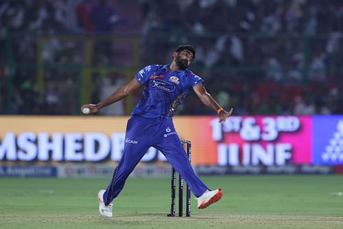Jasprit Bumrah finished his quota in the 18th over of GT's innings. [P/C: Getty]