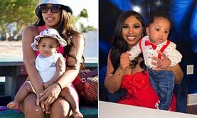"It's me putting coconut oil": Deiondra Sanders flexes her motherly duties via latest adorable post