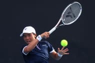 Chang in action at the AO Qualifying: Day 1 - Source: Getty