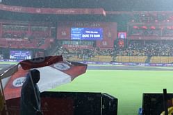 What is the cut-off time for a 5-over game in today’s RCB vs KKR IPL 2025 match?