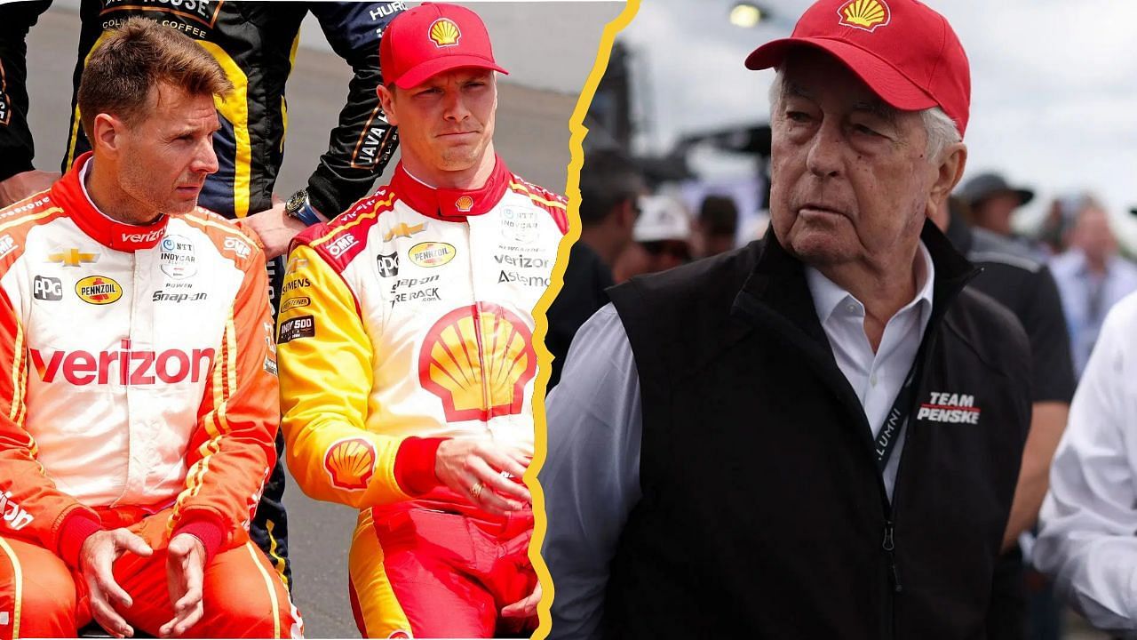 Will Power, Josef Newgarden, and Roger Penske | Image via Getty