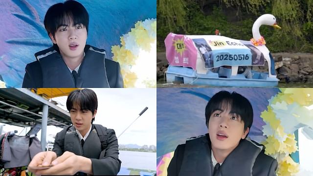 BTS Jin in ECHO promotional video (Image via YouTube/@BTS)