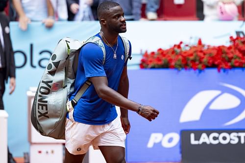 Frances Tiafoe at the 2025 Madrid Open. Image: Getty