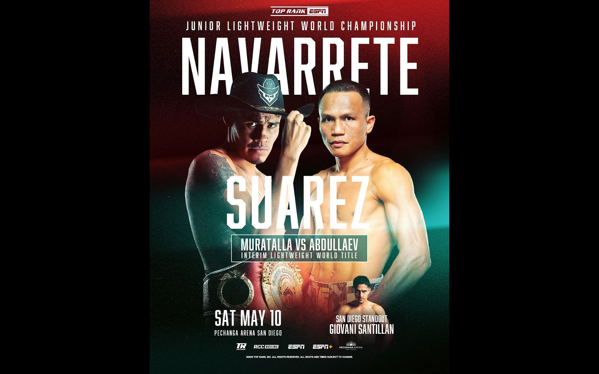 Emanuel Navarrete (left) faced Carly Suarez (right) in the main event. [Image courtesy: @vaquero_navarrete on Instagram