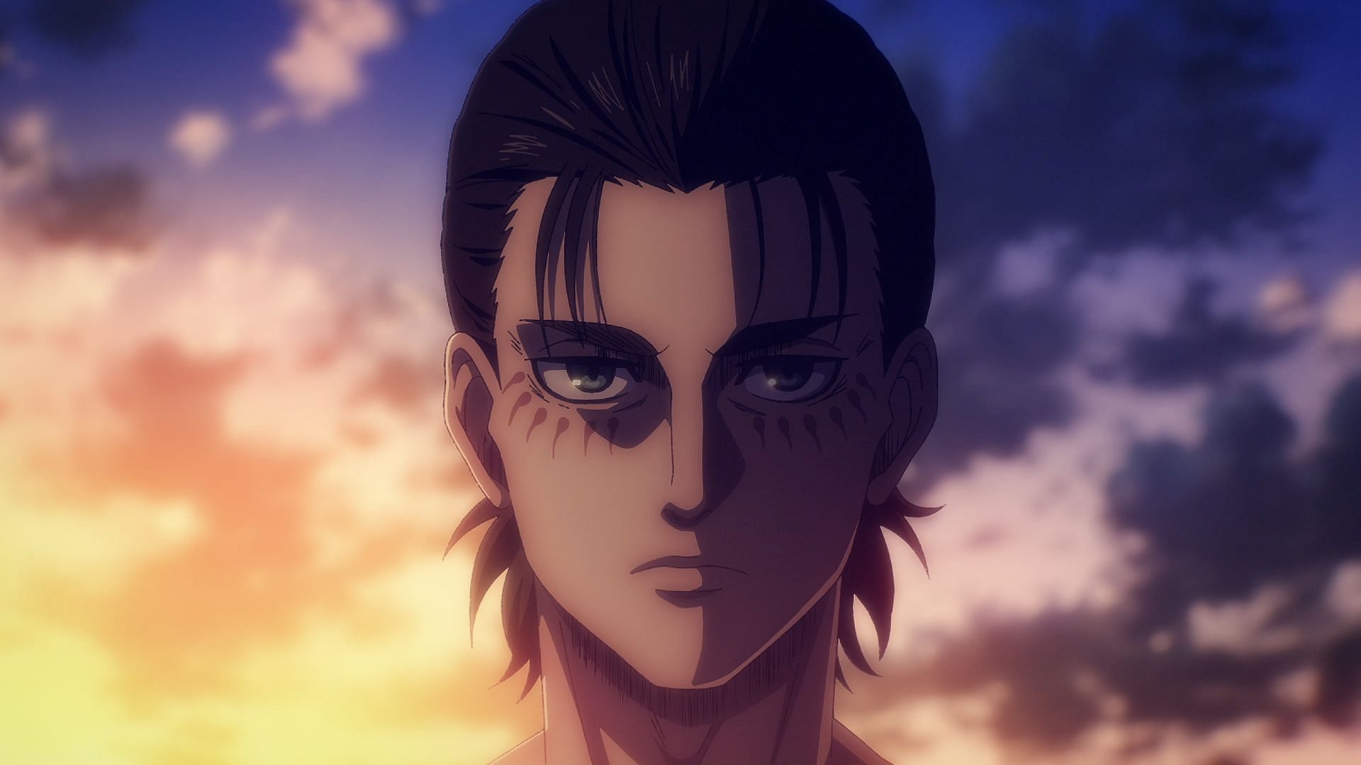 Eren&#039;s transformation in the final arcs of Attack on Titan  (Image via WIT Studio)