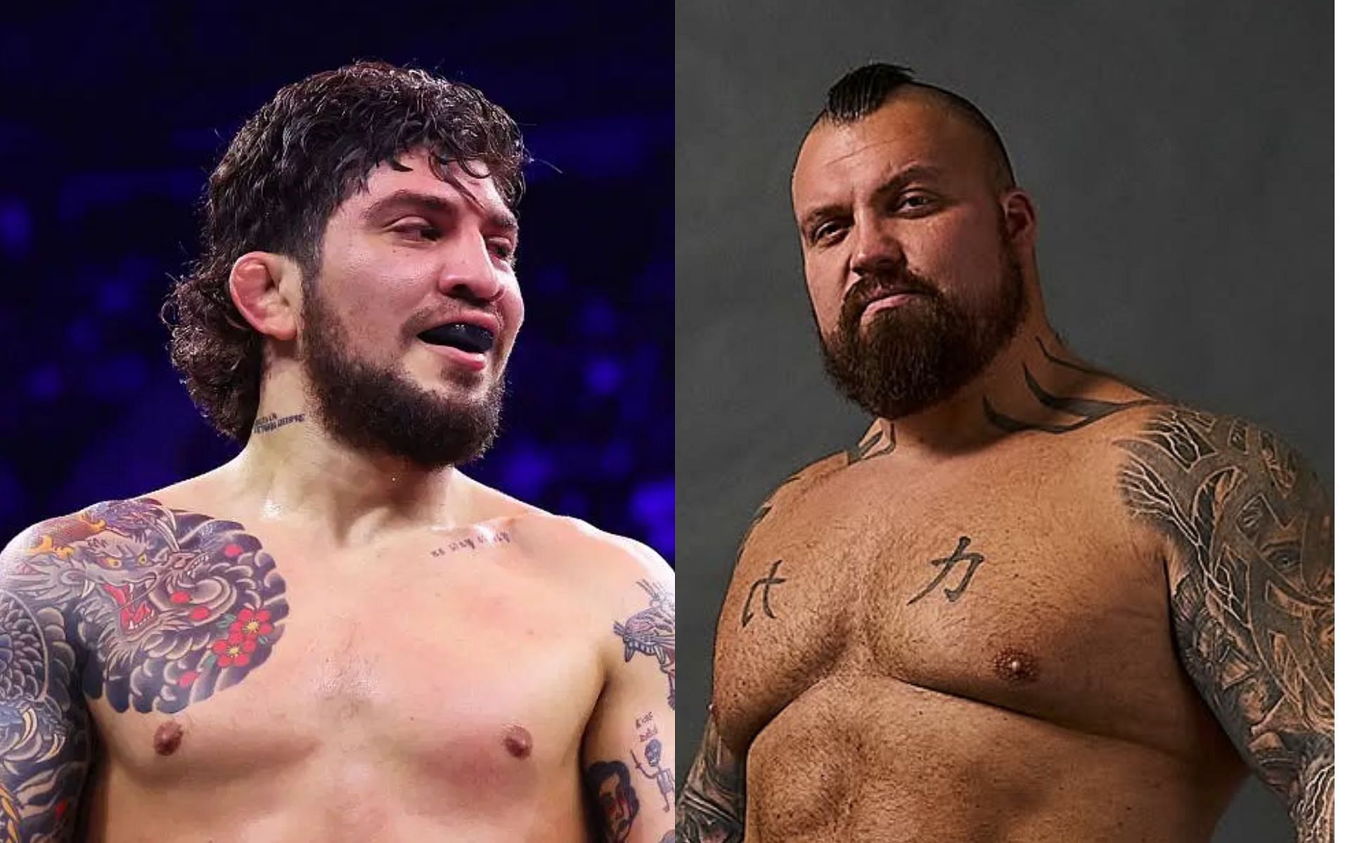 Eddie Hall calls out Dillon Danis for potential MMA fight [Images courtesy: Getty Images/@eddiehallwsm on Instagram]