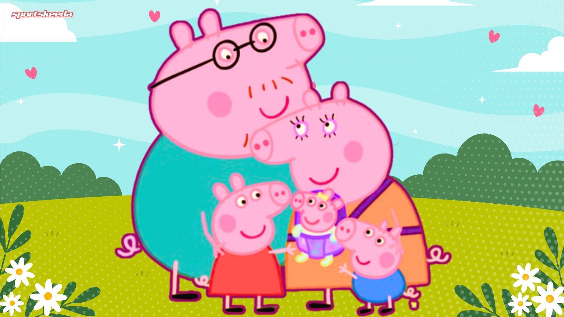 Peppa Pig welcomes new baby (Custom cover edited by Sportskeeda, Original Image [Netflix])