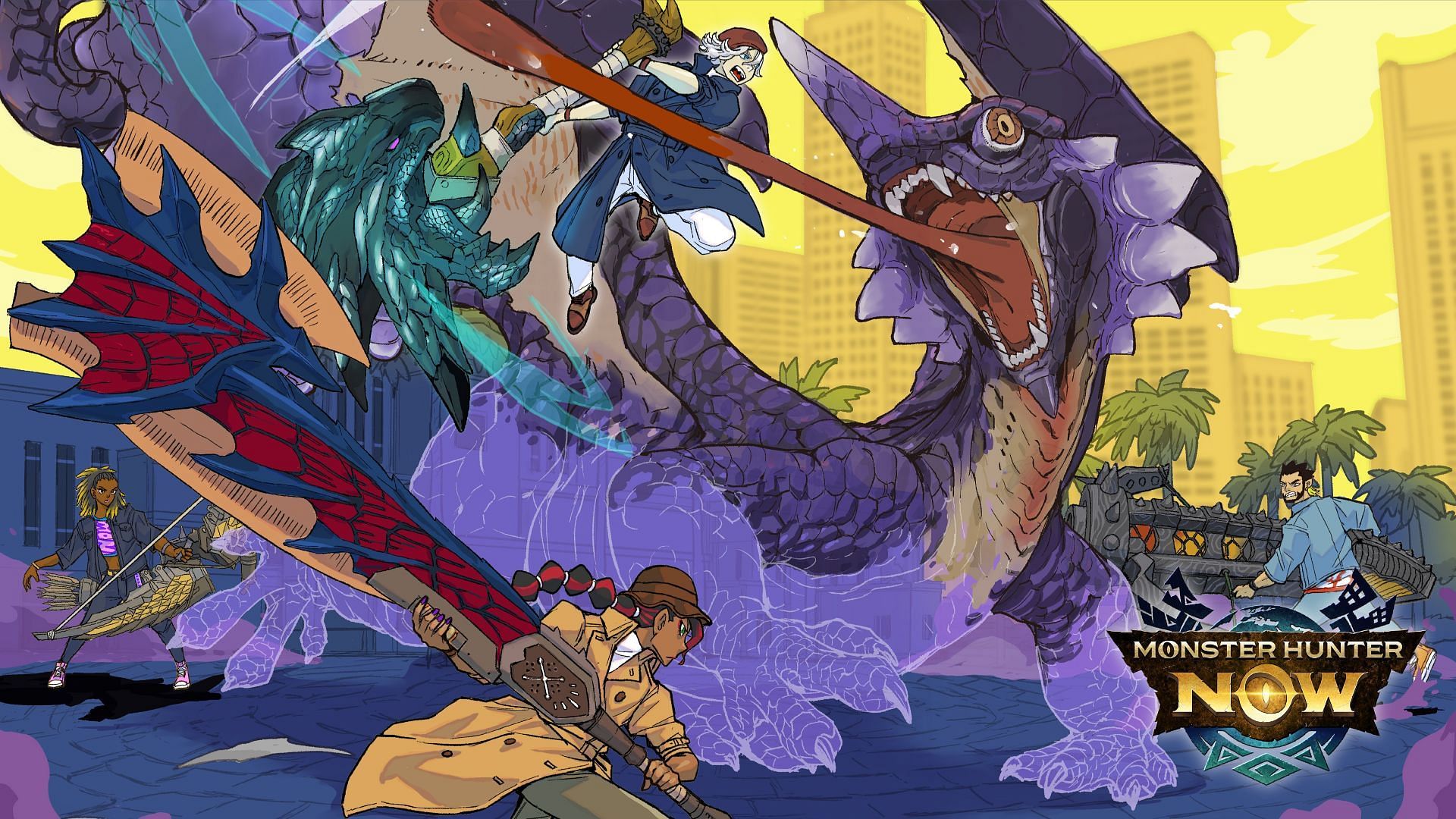 Chamleos is the latest Elder Dragon in Monster Hunter Now (Image via Niantic)